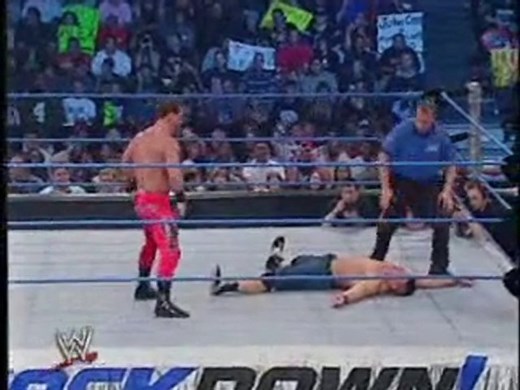 John Cena vs Chris Benoit - WWE SmackDown 2003