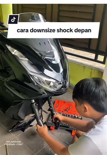 Cara Mudah Downsize Shock Depan untuk Motor
