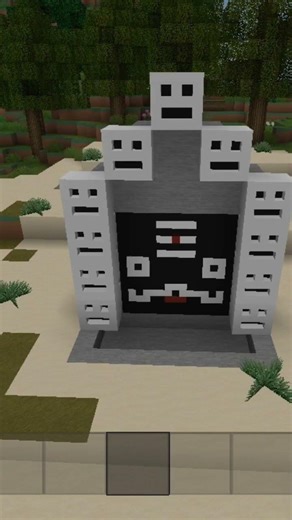 mahakal in mini block craft 3D