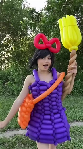 🎈✨ Just wrapped up the most incredible balloon cosplay experience! Who knew creating a dress from balloons could be this magical? 🤩💃 Dive into the world of pop culture meets balloon art, where every twist is a surprise! 🎈👗 #BalloonDress #BalloonCosplay #BalloonTok #BalloonTikTok #Cosplay #OnThisDay #BalloonArt #DIYFashion #CreativeOutfit #TikTokFashion #PopCultureMagic