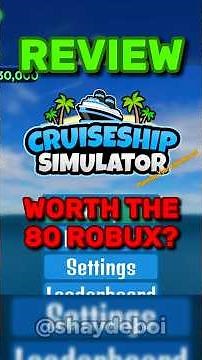 Should You Buy CRUISE SHIP SIMULATOR? (REVIEW)