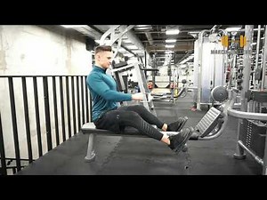 Single Arm Cable Row - Przyciąganie siedząc jednorącz linki wyciągu dolnego do brzucha