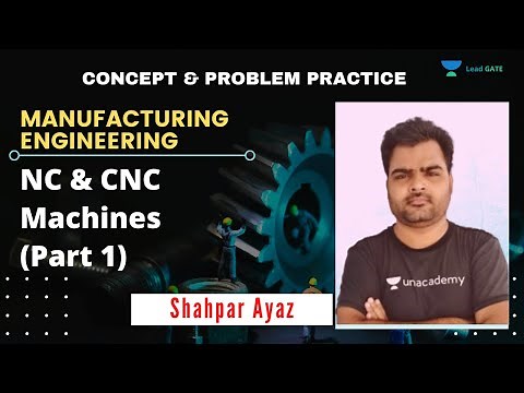 NC & CNC Machines (Part 1) | Manufacturing Engineering | GATE 2021 | Shahpar Ayaz
