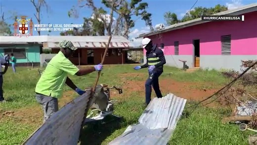 The St. Elizabeth Infirmary is one of our facilities that received major damage due to Hurricane Melissa. Last weekend officers from a number of State entities and private volunteers participated in a full day of clean up activities. The roof of the female ward has been replaced and all the debris were removed from the therapeutic park, making way for its full renovation.