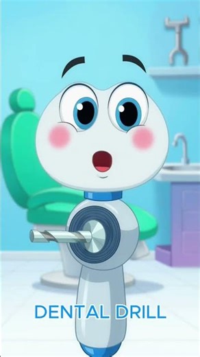 Dental Tools Explained 🦷🛠️ | What Dentists Use #animation #cartoon #medicalshorts