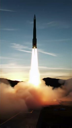 Ballistic Missile Test – Heat Shimmer & Sonic Crack