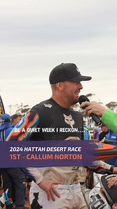 👑 Let’s hear from the ‘24 Desert King… Callum Norton! #hattah24 #thisishattah #hattahdesertrace #hattah2024 | Hattah Desert Race