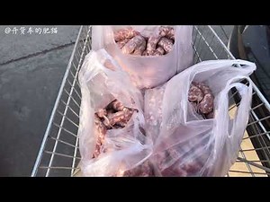 休息在家。灌制如皋香肠