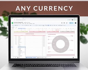 Monthly Budget Template for Google Sheets, Budget Planner, Monthly Planner, Google Sheets Monthly Budget, Simple Budget, Budget Template, - Etsy Australia
