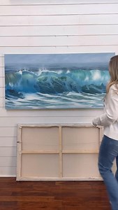 1.6K reactions · 70 comments | A couple of different seascapes. I enjoy painting waves that could be anywhere and also scenes that are very much a nod to a specific location. These pieces are both sold  ~ #oceanart #canadianart #wavepainting #tofinobc #seascape | Art By Erin Burge | Facebook