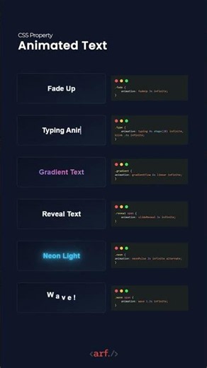 CSS Animated Text Effect ✨ | Easy HTML & CSS Tutorial #css #frontendcourse #html