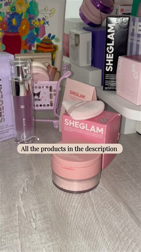 كل المنتجات الي فتحتها موجوده في صندوق الوصف ​⁠🩷@sheglam_official #leeno_world #اكسبلور