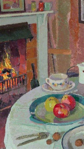 14 reactions | Cosy, relaxing, quiet moments in art ❤️✨ 1) ‘Evening’...