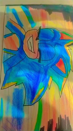 Beyond the Stars… I Finally Found Something Worth Looking At 🌌💙 | Sonic Fanart