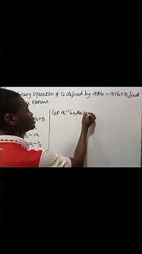 a binary operation * is defined by a*b =a+b+5 find the inverse element