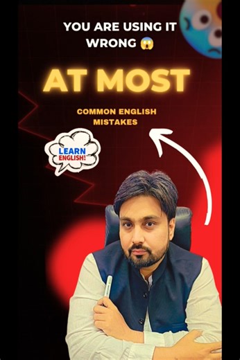 At Most Meaning in English | Use of At Most with Examples #shorts