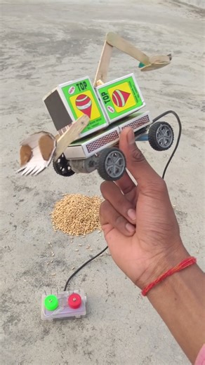 homemade jcb 🔥with remote controller #shorts #hacker4u