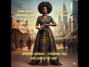 African woman standing tall