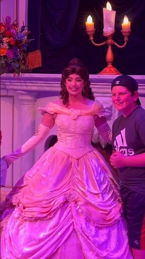 Meeting Princess Belle From Beauty & The Beast Meet & Greet in the Magic Kingdom at Disney World