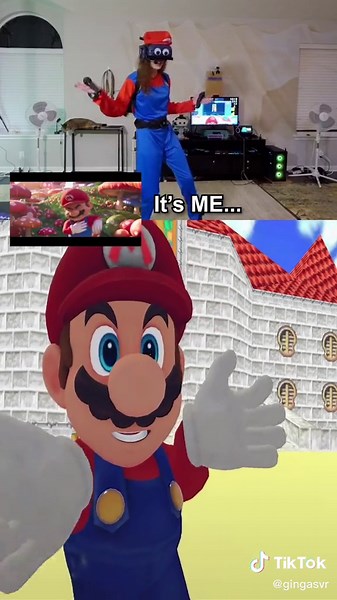 Recreating Mario Brothers Trailer in VR Chat