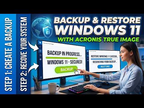 How to Backup Windows 11 Use Acronis True Image #Acronis