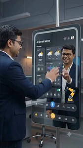 Building an AI-Powered Smart Mirror from Scratch | Python, IoT & OpenCV #shorts #shortvideo