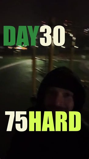 Day 30 of 75 Hard: Sickness? No excuses. PRs in the park. 🔋💥