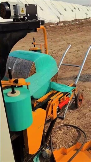 #Silage Baling and Wrapping Machine #Fully Automatic Machine #Cattle and #Cattle and Sheep Farming