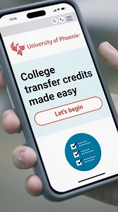19 reactions | Save time and money on your degree with prior eligible transfer credits and our Transfer Scholarship. | University of Phoenix | Facebook