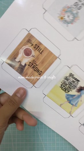 Square sintra board ref magnet Ang gondoh talaga ☺️ Pwede na pang-gift sa taong mahal mo 🥰 Strong thought of positivity in a box ang peg 🤭 #mommade #sintraboard #refmagnet | Mom-made Prints & Crafts