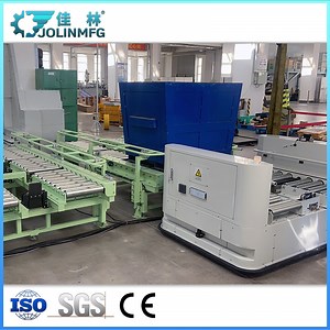 [Hot Item] Warehouse Logistics Robot Agv Automatic Guided Vehicle Manufacturers Robotic Trolleys