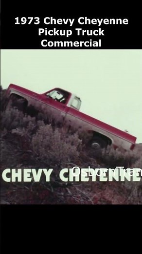 1973 Chevy Cheyenne Pickup Truck Commercial #chevy #cheyenne #commercial #publicité #propaganda