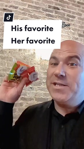 His and Her Favorite Candy Wedding Favors