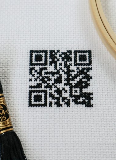 How to Make a Cross Stitch QR Code and 10 Unique Ways to Use It - Hailey Stitches