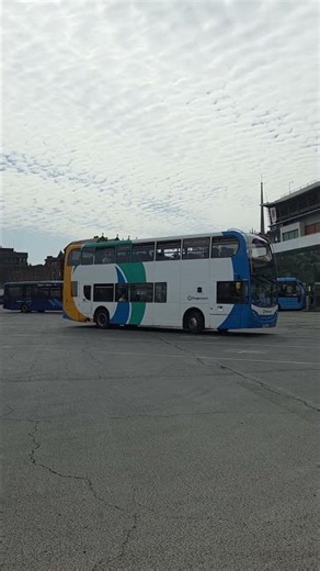 A frenzy of buses leaving Blackburn! #shorts #viral #bus #uk
