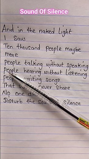 sound of silence song by Simon and Garfunkel #simon #thesoundofsilence #Garfunkel #song #lyrics