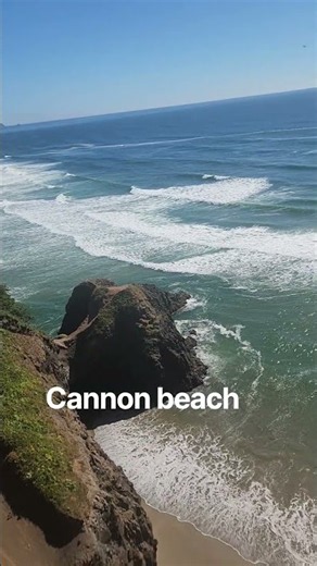 cannon beach in Oregon. #oregoncoast #traveloregon #cannonbeach #oregon