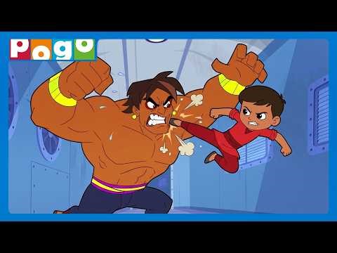 Little Singham Ke Best Moments!🥰😜| Panja Attack👋| Action Cartoon😍| ‪@PogoChannel‬