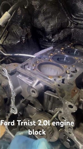 Engine block noise in a Ford Transit 2.0L (EcoBlue or other variant)