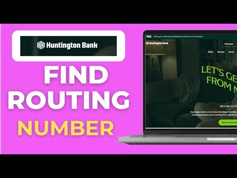 How To Find Routing Number On Huntington Bank App