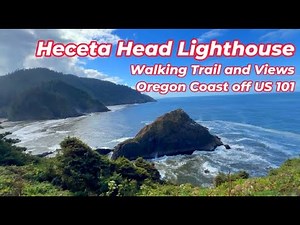 Heceta Head Lighthouse Hike Oregon Coast US HWY 101