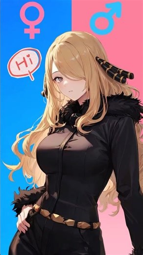 Couple ship Cynthia anime Pokémon