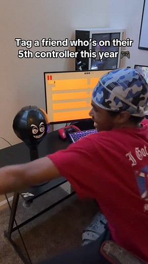 Tag a friend who needs this  We all know that one gamer who loses one match and takes it out on their controller  The RageBall is the ultimate stress relief toy for gamers who rage after every loss — built to protect your setup, keyboard, and sanity  Stop breaking your gear and start slapping your stress away  #rageball #gaming #stressrelief #ragequit #controller | The RageBall | Facebook