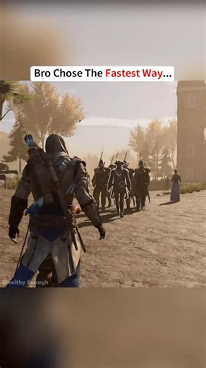 Assassin's Creed gameplay - Bro Chose The Fastest Way