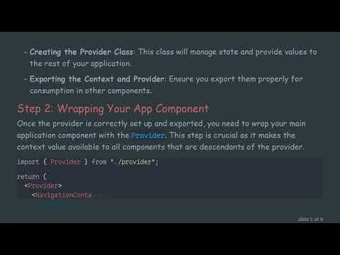 How to Resolve undefined is not an object Error in React Native Using Context API