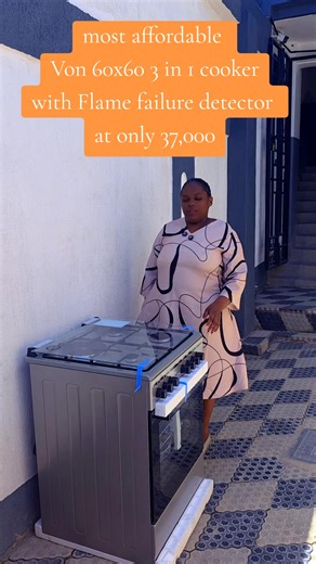 Von 60x60 Freestanding Cooker – Versatile Kitchen Upgrade