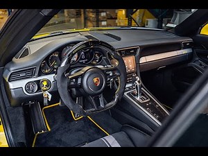 Steering Wheel LED Shift Light Demonstration on Porsche 991.2 GT3