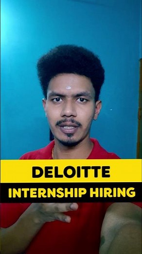 Deloitte Hiring Interns 🔥 Apply Now #shorts