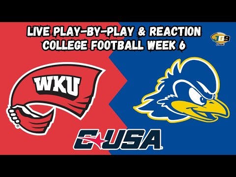 Western Kentucky vs. Delaware | College Football Week 6 | LIVE Play-By-Play & Reaction