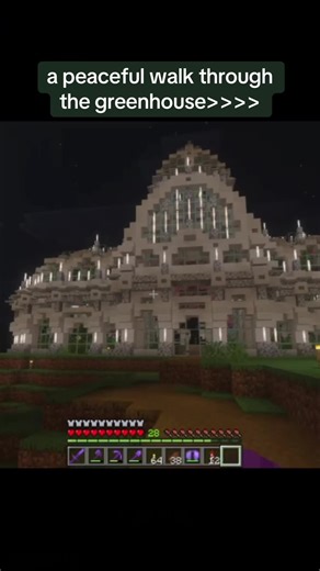 what are some plants I should add!? #minecraft #greenhouse #minecraftflower #bedrock #minecraftbuilds